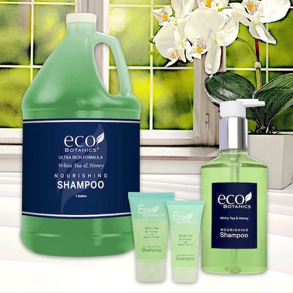 Eco Botanics White Tea & Honey Shampoo, 10.14oz. Pump Bottle