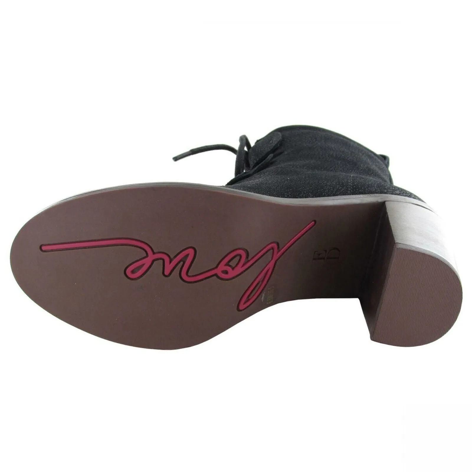 ED Ellen DeGeneres Wallee Leather and Suede Ankle Boots