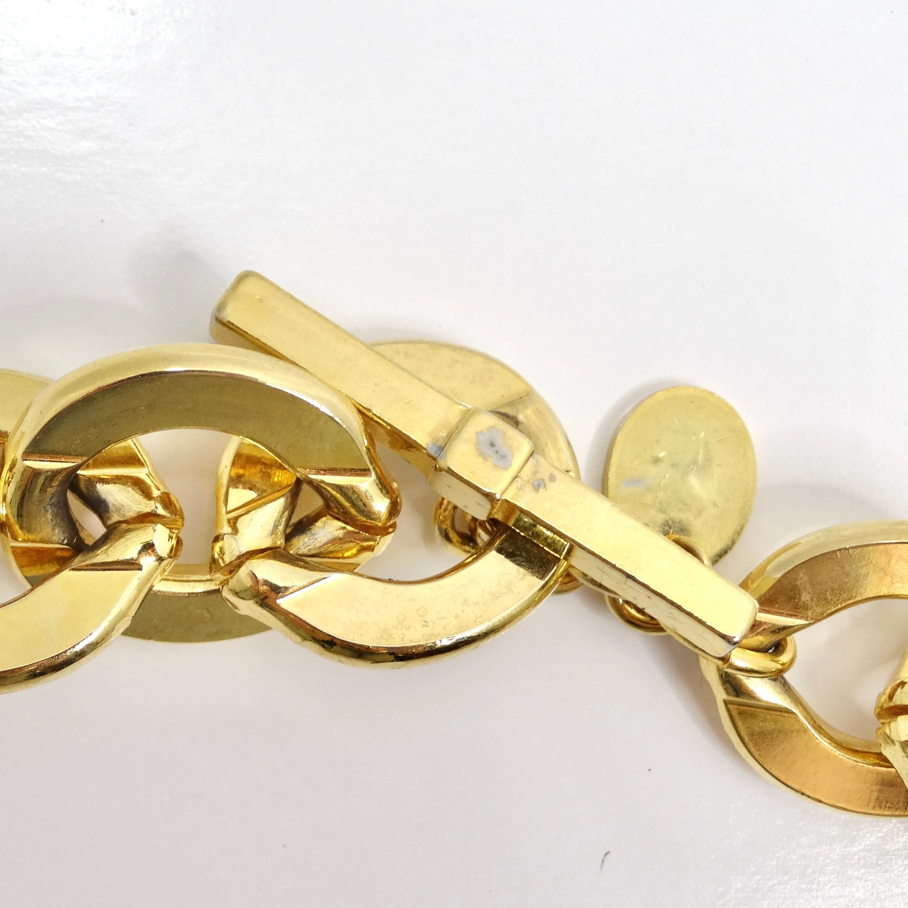 Erwin Pearl 1980s Gold Tone Chain Necklace