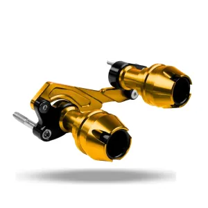 Exhaust Sliders For Yamaha Aerox (Yellow)