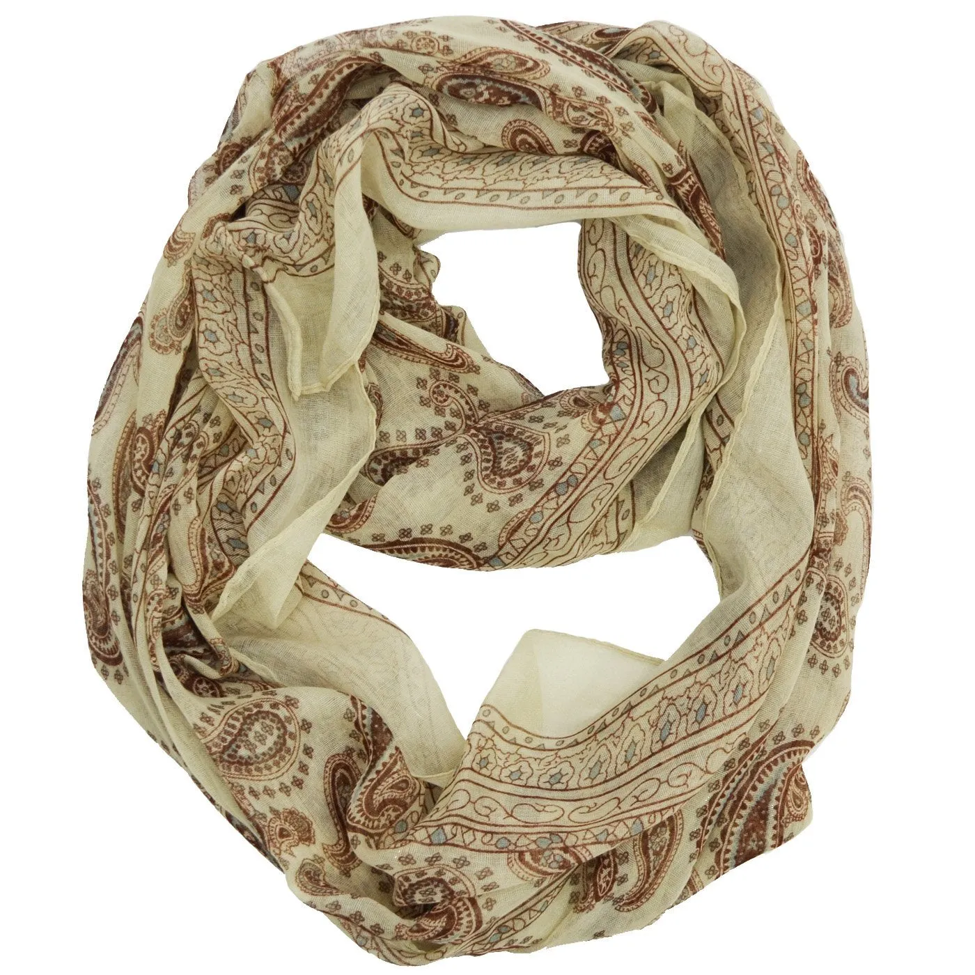 Faith Paisley Infinity Scarf