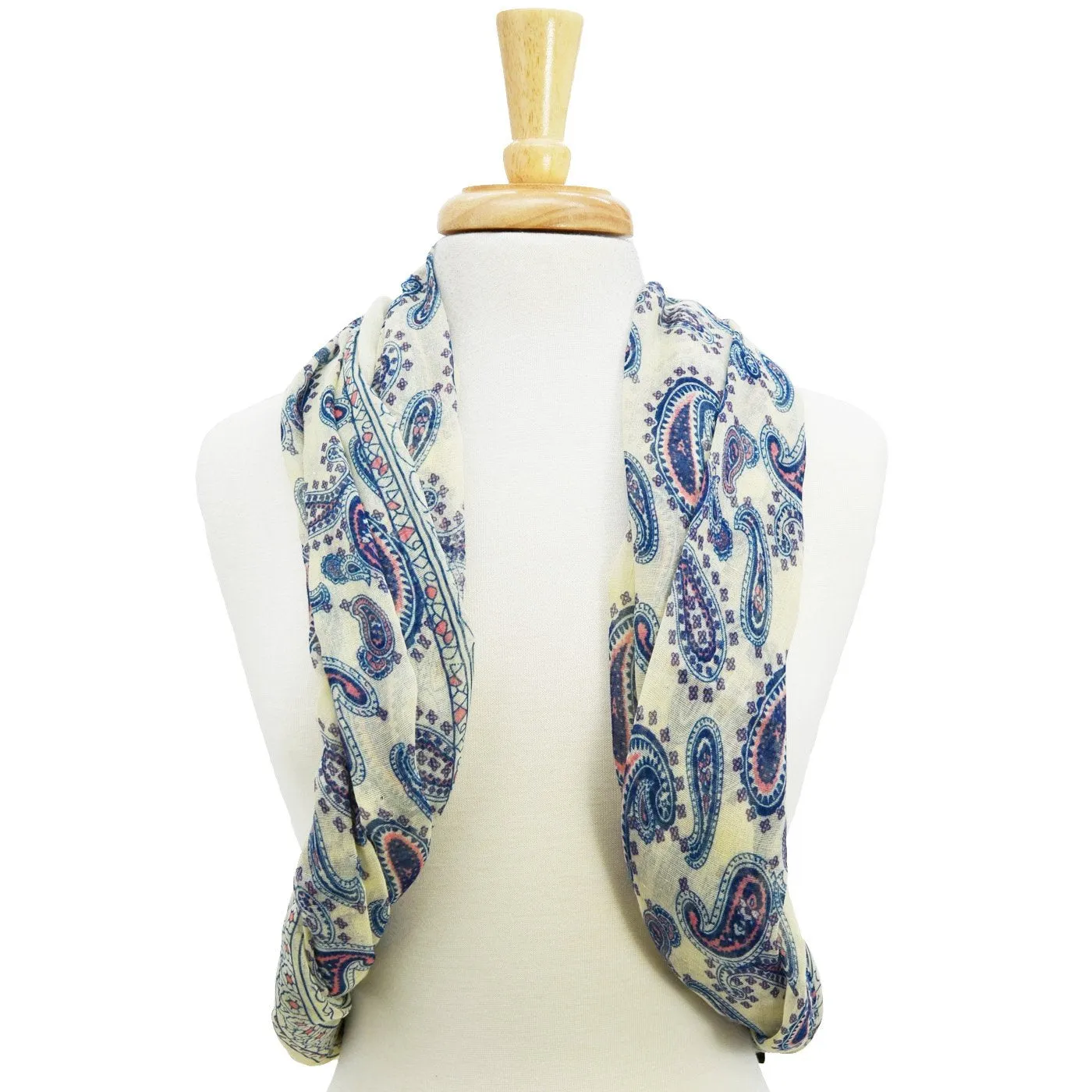 Faith Paisley Infinity Scarf