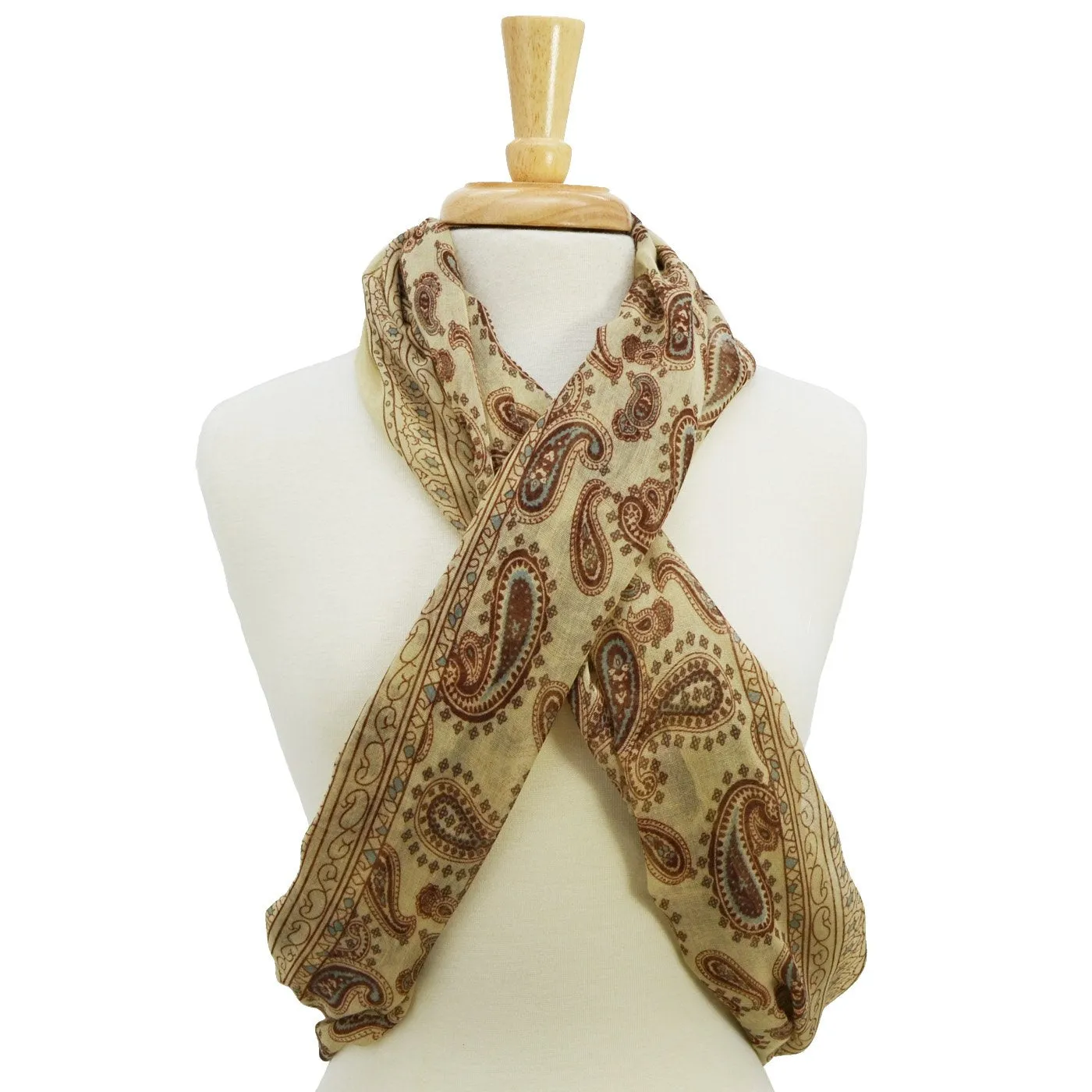 Faith Paisley Infinity Scarf