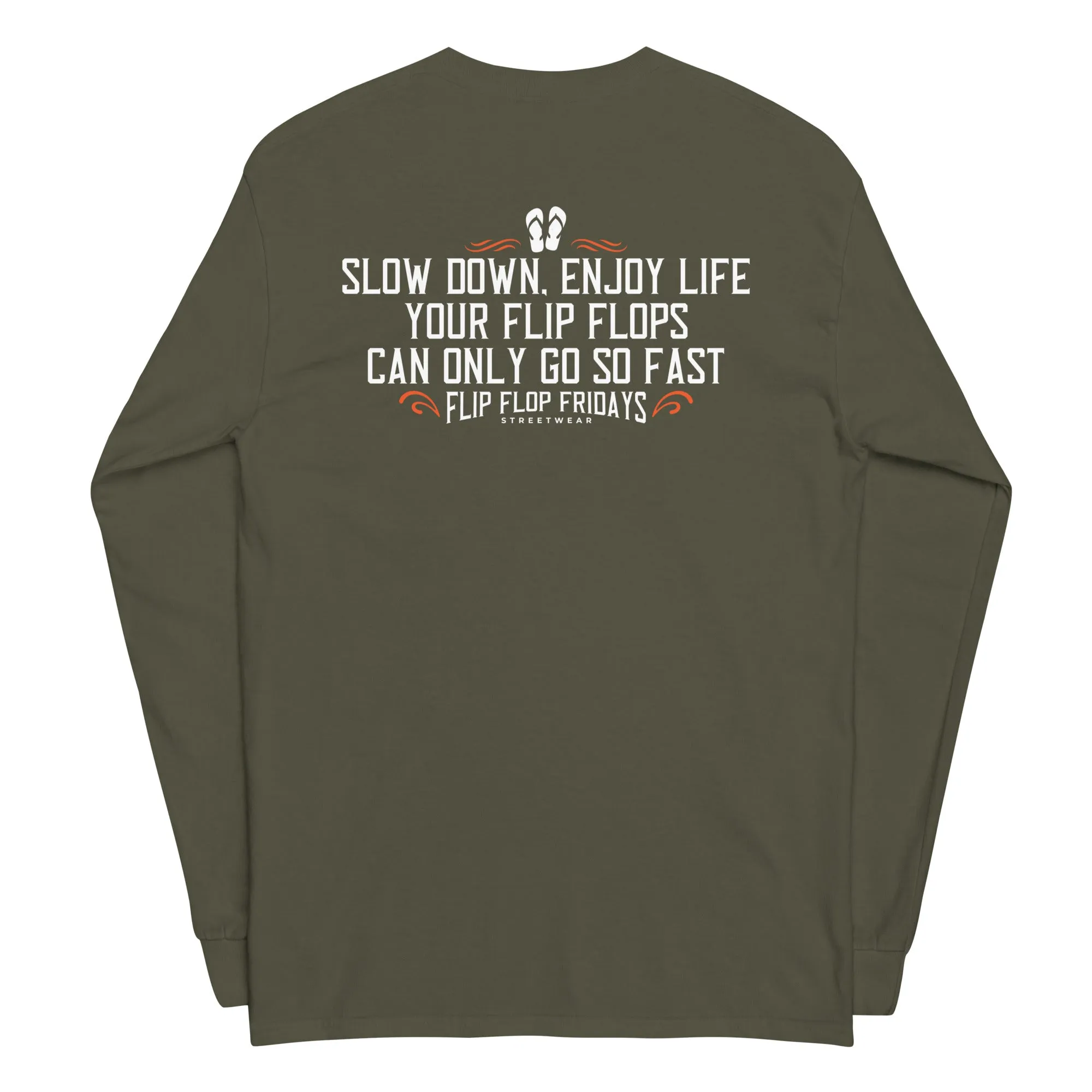 Flip Flop Fridays | Cali Curve - Men's Long Sleeve - Gildan