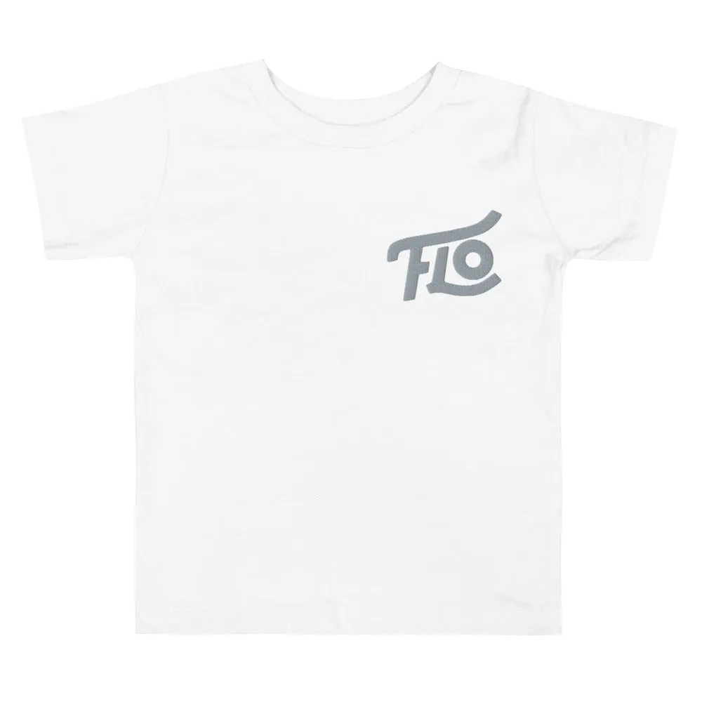 FLO Toddler Embroidered Tee (Grey)