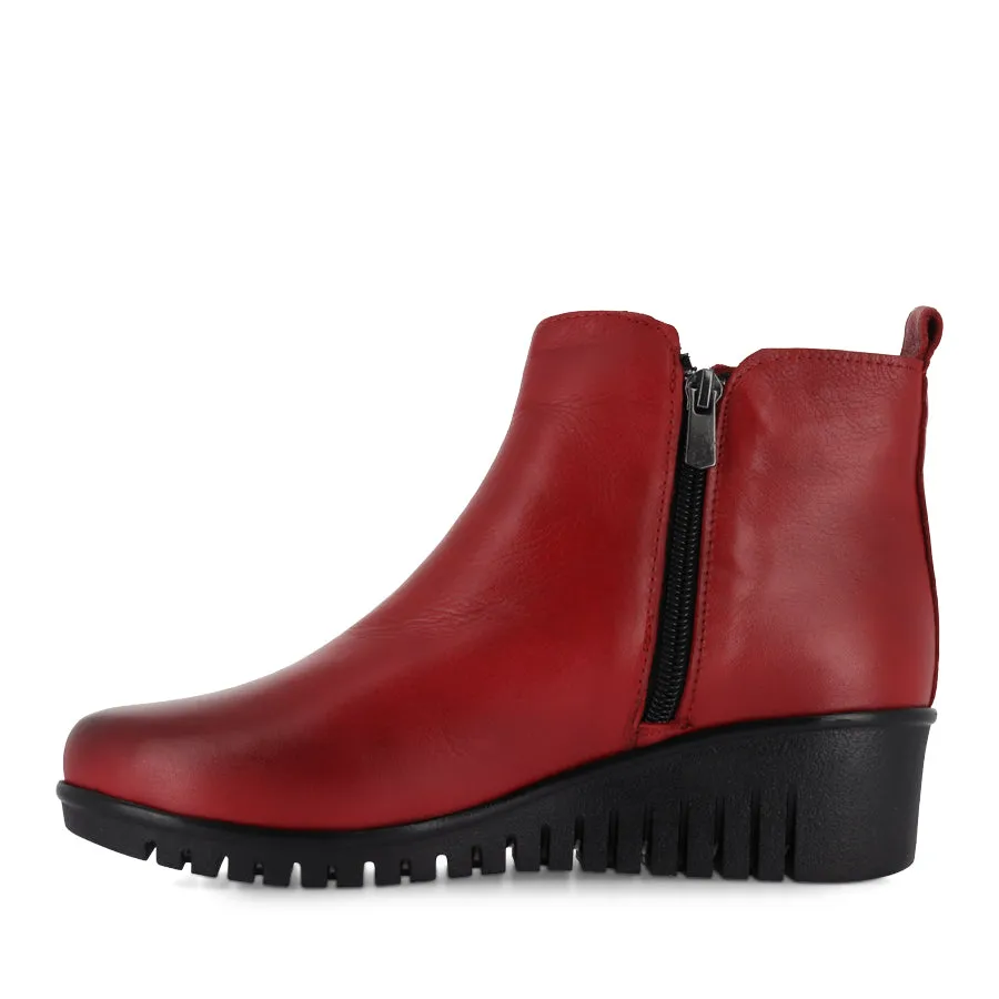 FOAL - BLOOD RED LEATHER