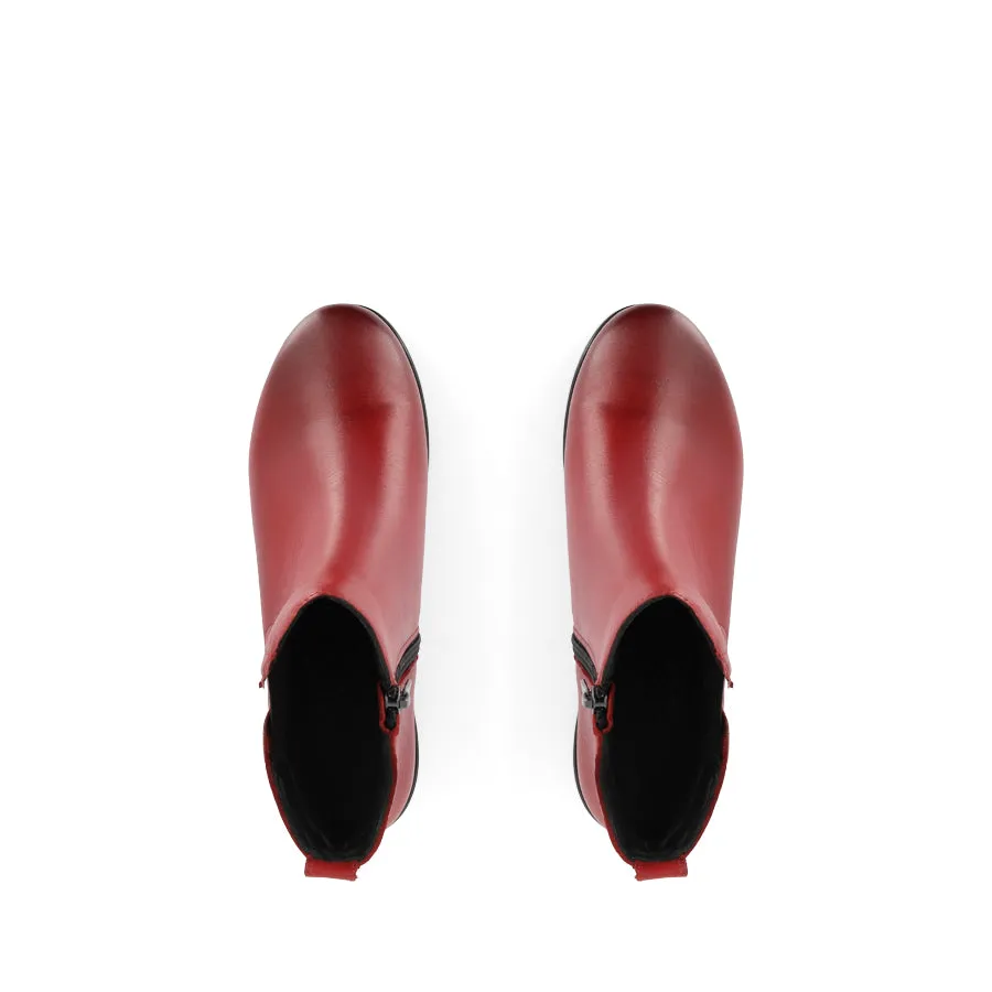 FOAL - BLOOD RED LEATHER