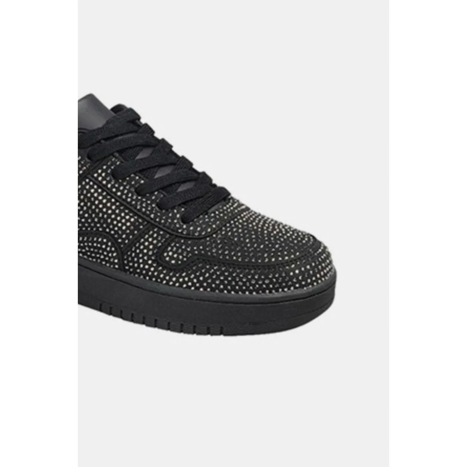 Forever Link Rhinestone Platform Flat Sneakers
