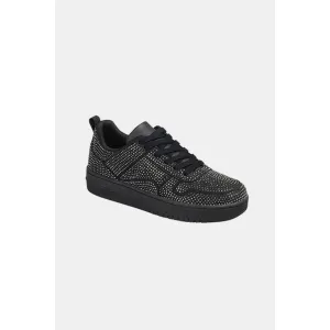 Forever Link Rhinestone Platform Flat Sneakers