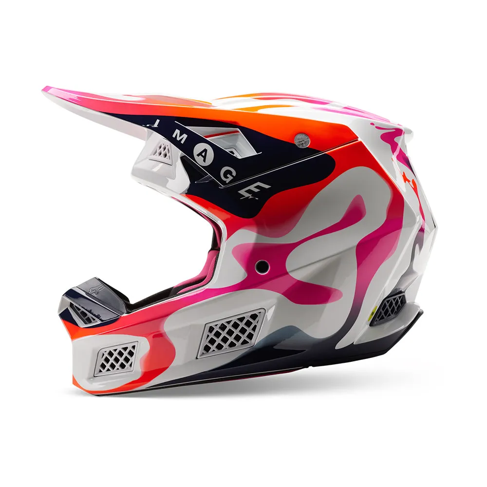 FOX V3 RS RYVR HELMET MIPS LE ECE [WHITE/NAVY]