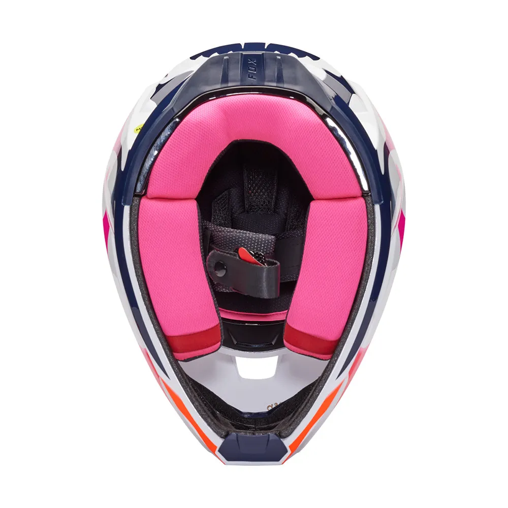 FOX V3 RS RYVR HELMET MIPS LE ECE [WHITE/NAVY]