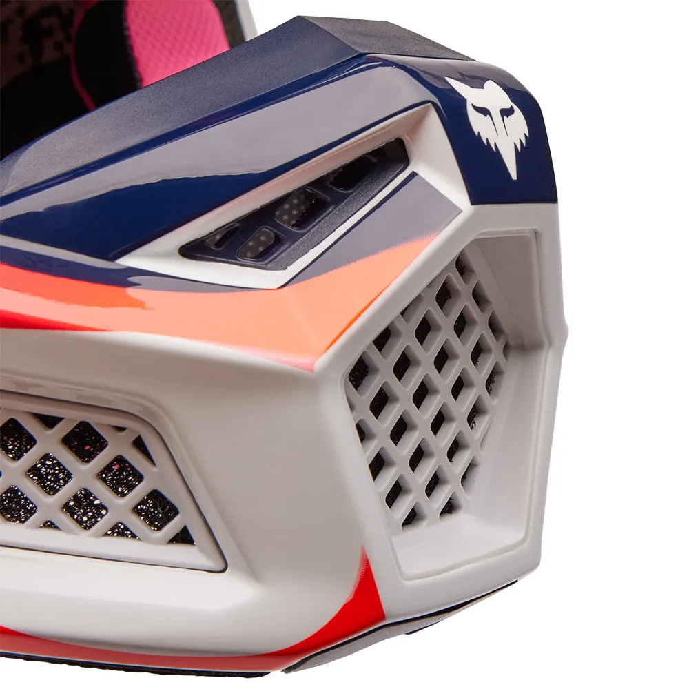FOX V3 RS RYVR HELMET MIPS LE ECE [WHITE/NAVY]