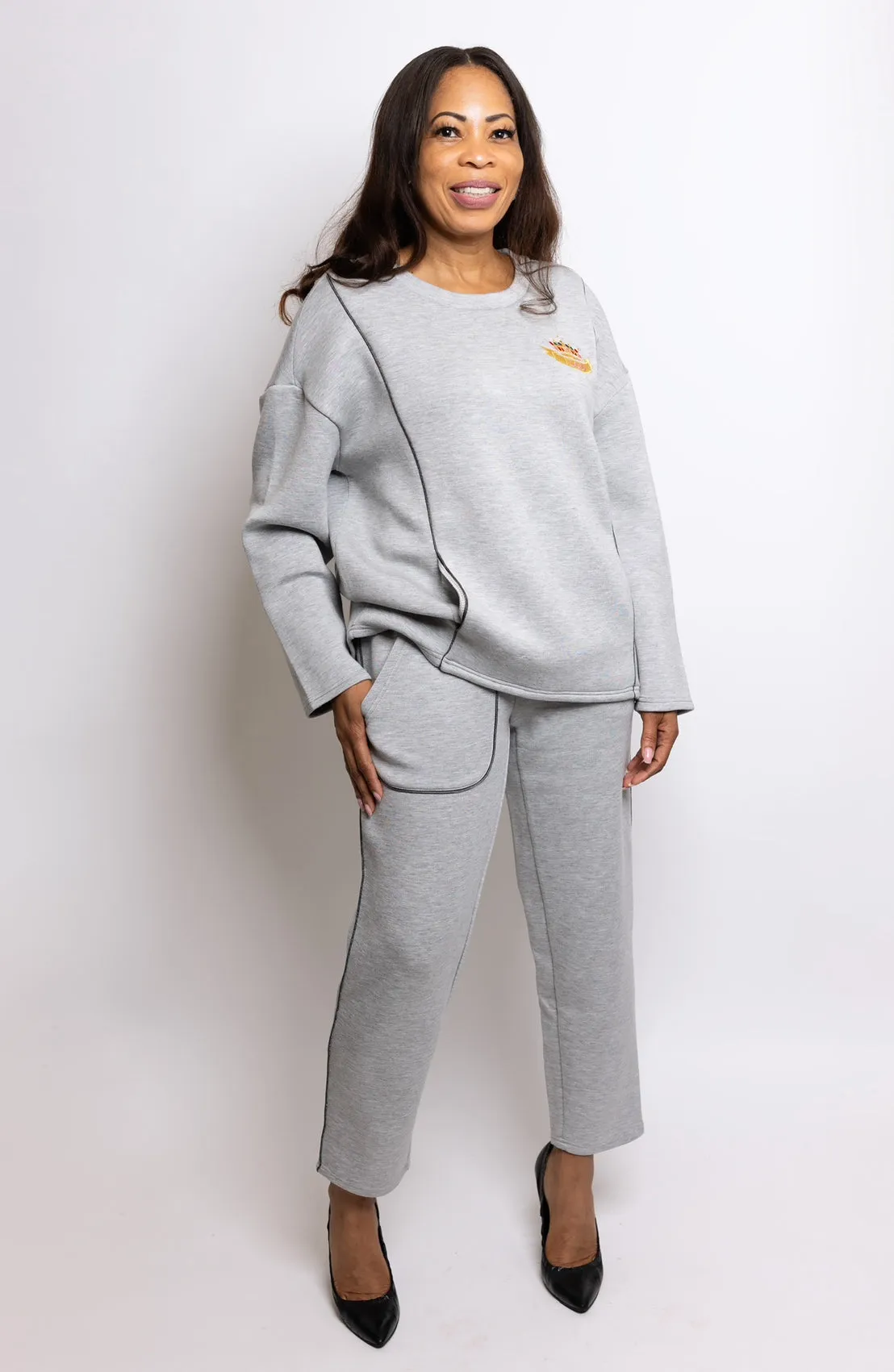French Scuba Knit Set