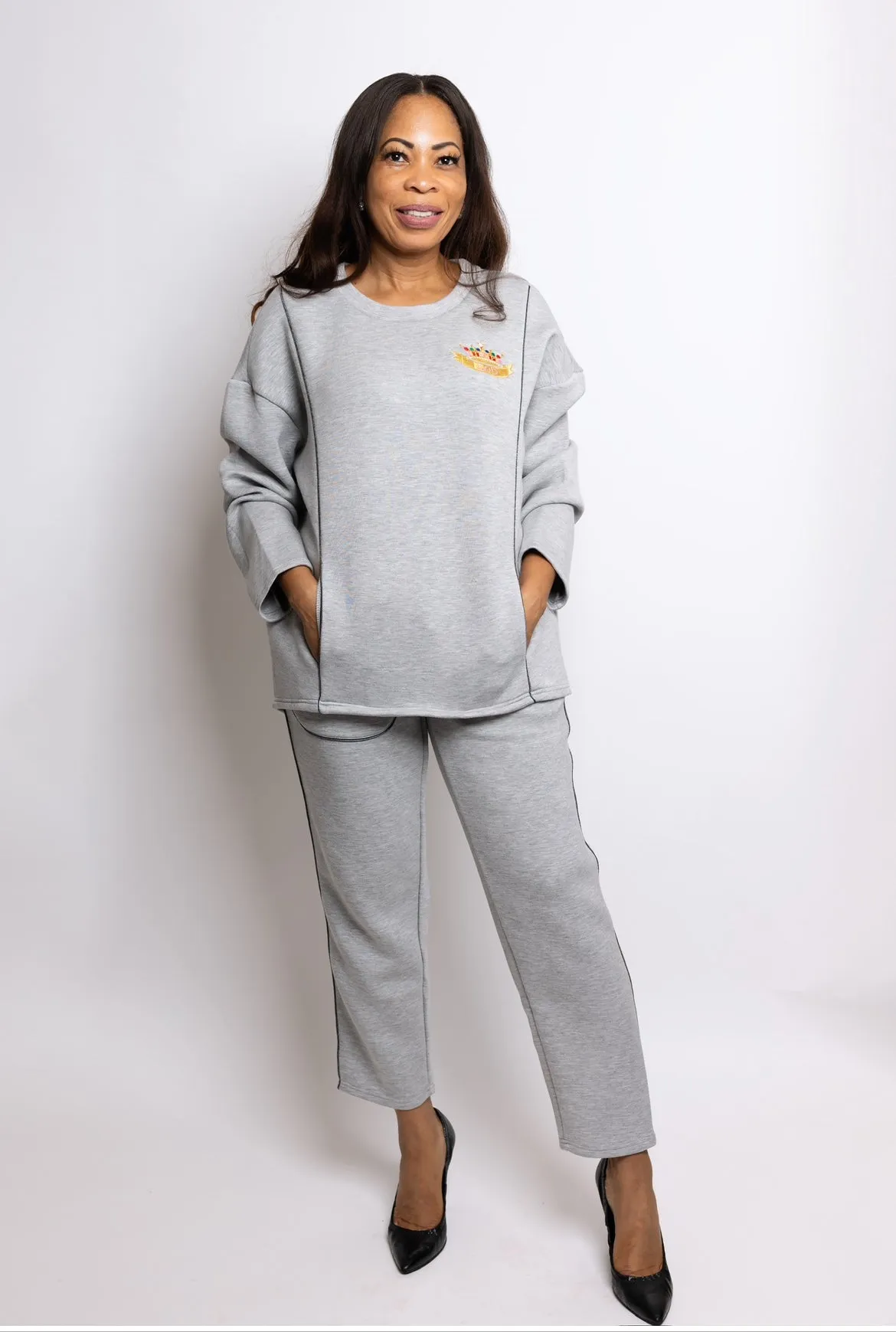 French Scuba Knit Set