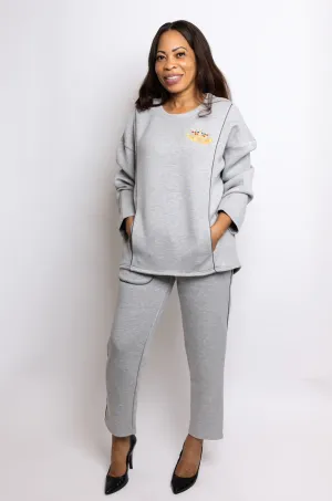 French Scuba Knit Set