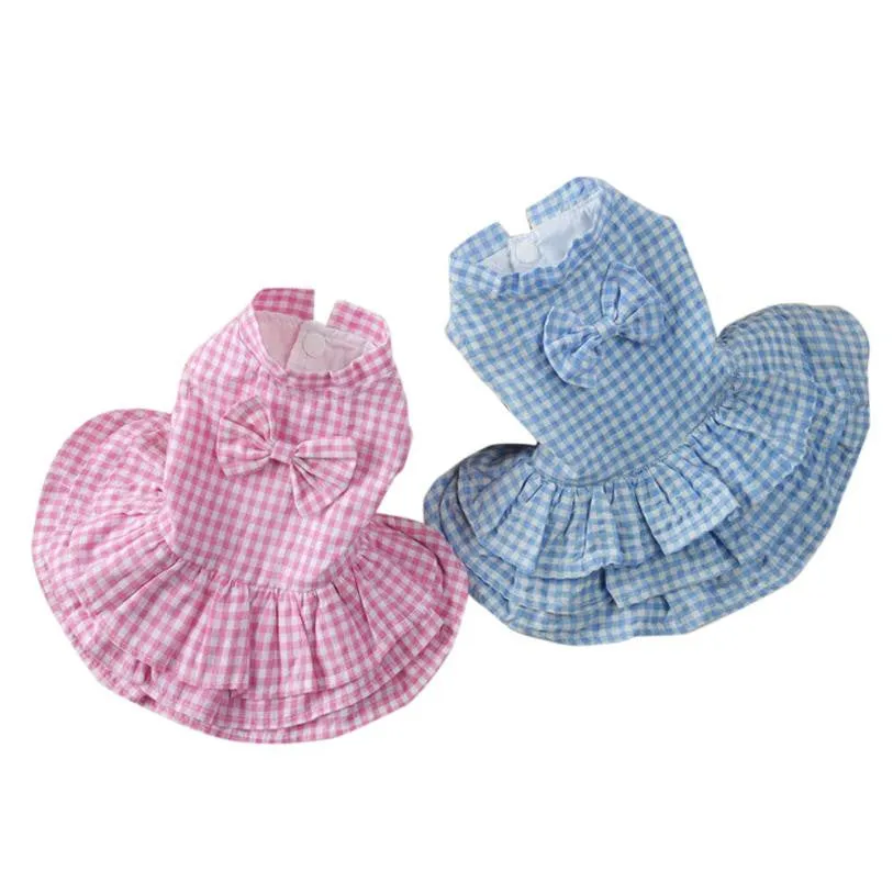 Gingham Party Dress With Bow Detail