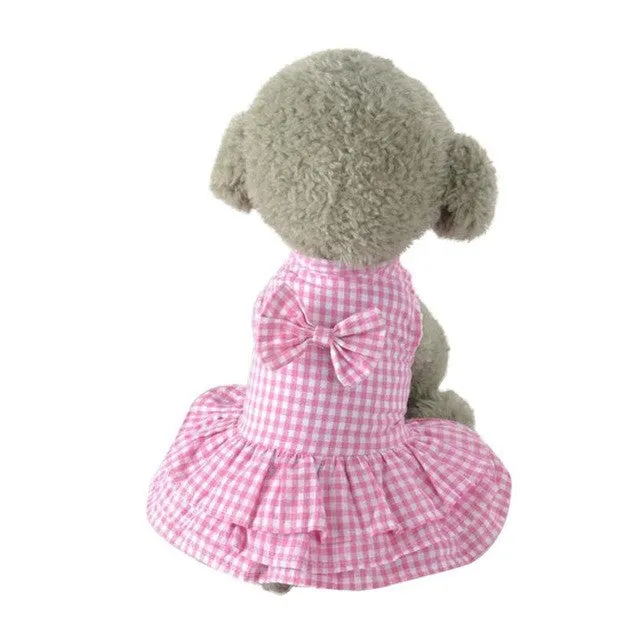 Gingham Party Dress With Bow Detail