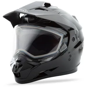 GMax GM11 Solid Snow Helmet with Dual Lens Shield