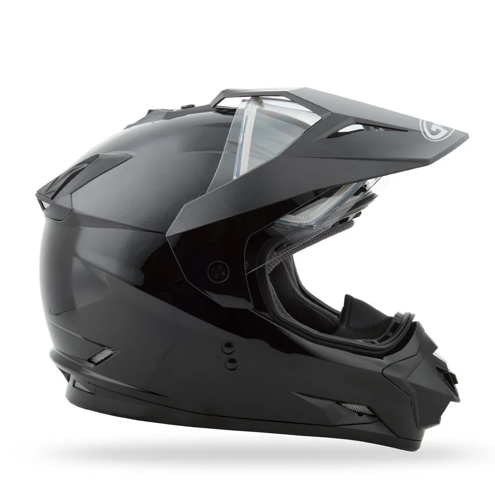 GMax GM11 Solid Snow Helmet with Dual Lens Shield