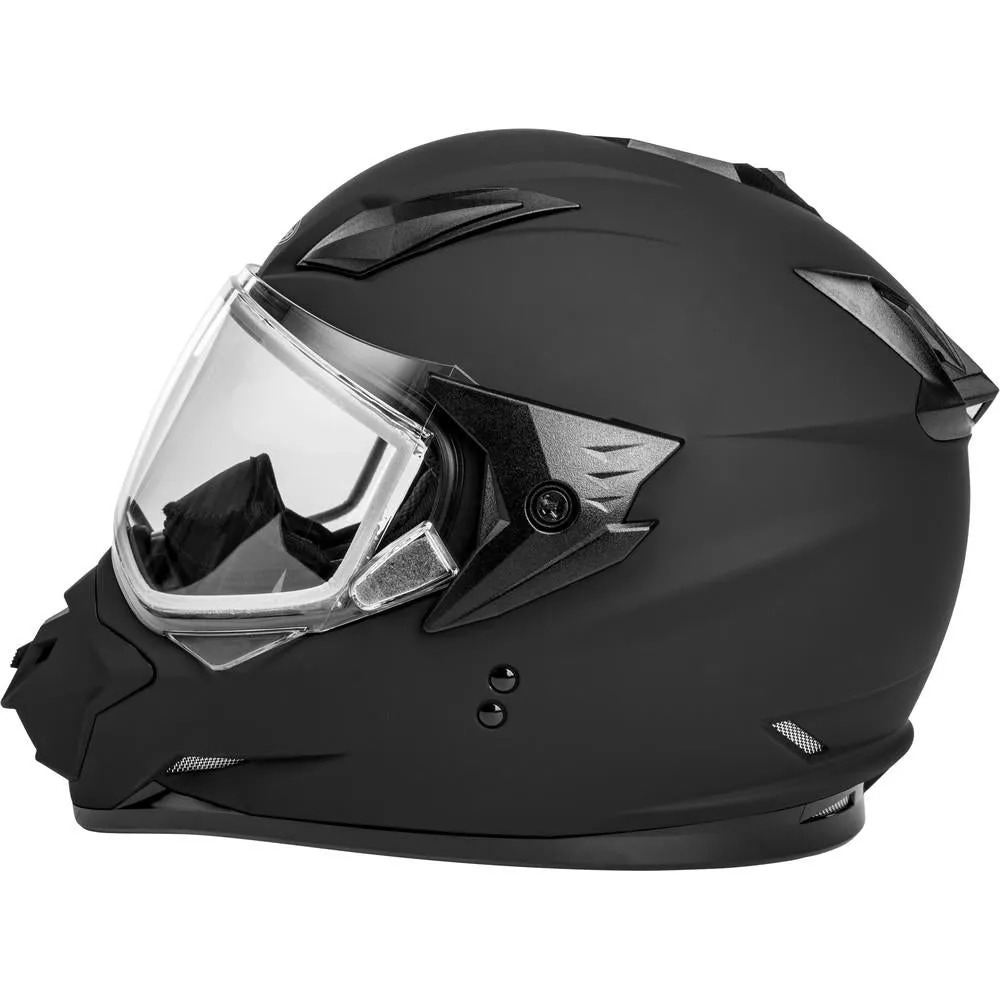 GMax GM11 Solid Snow Helmet with Dual Lens Shield