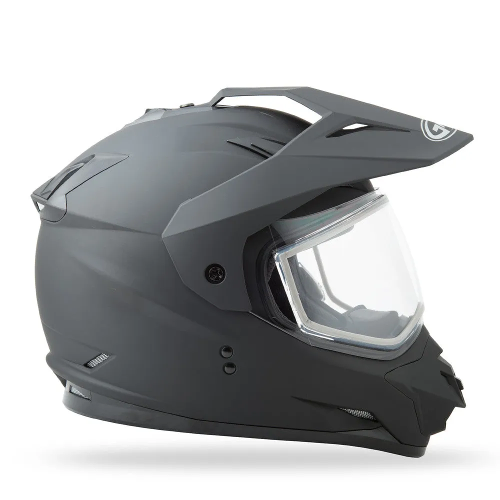 GMax GM11 Solid Snow Helmet with Dual Lens Shield