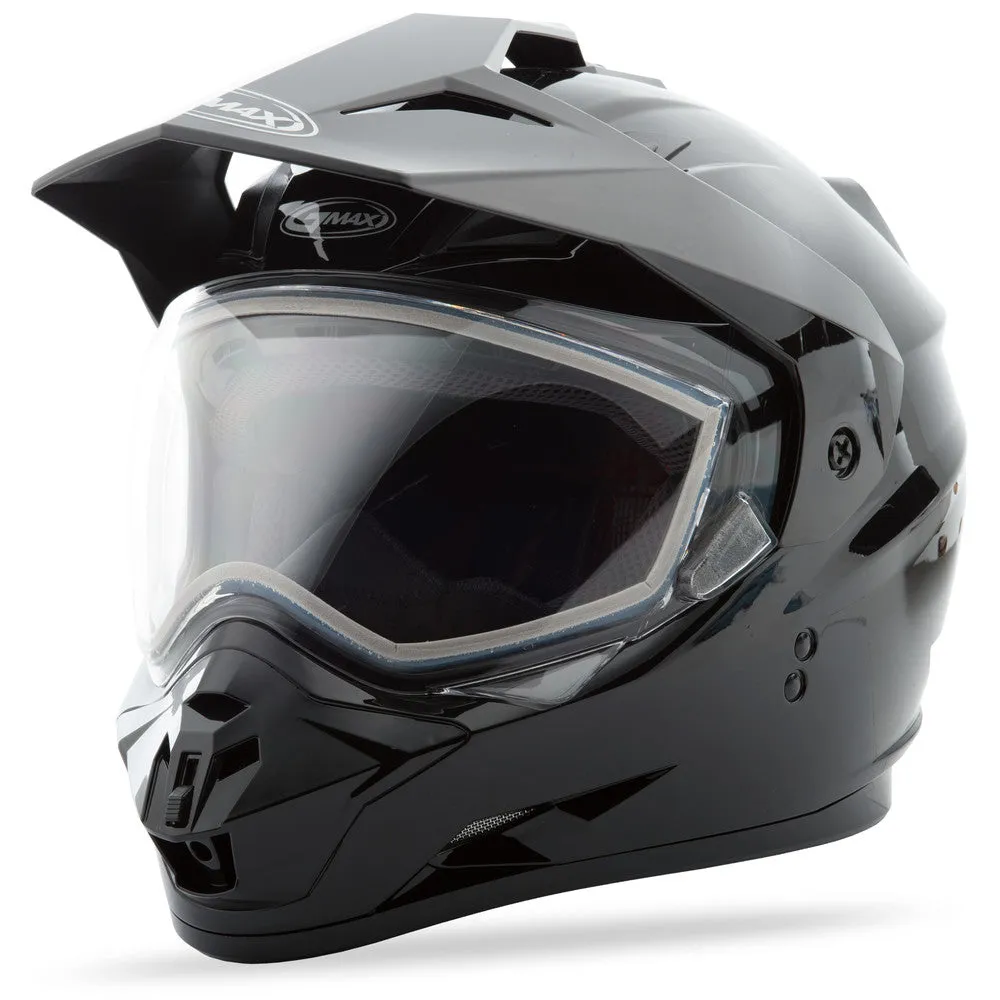 GMax GM11 Solid Snow Helmet with Dual Lens Shield