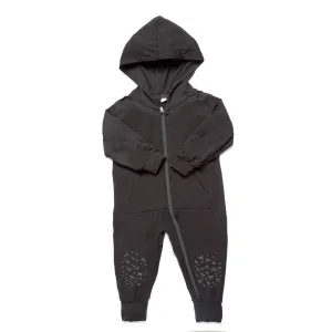 Go Little One Go - Black Romper