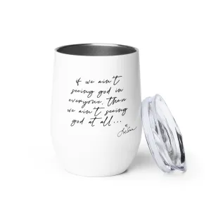 god's work wine tumbler