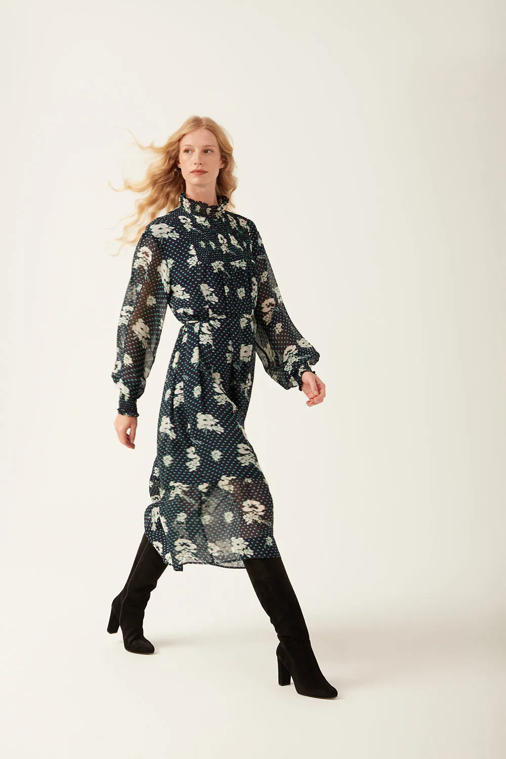 Grace Floral Dot Dress