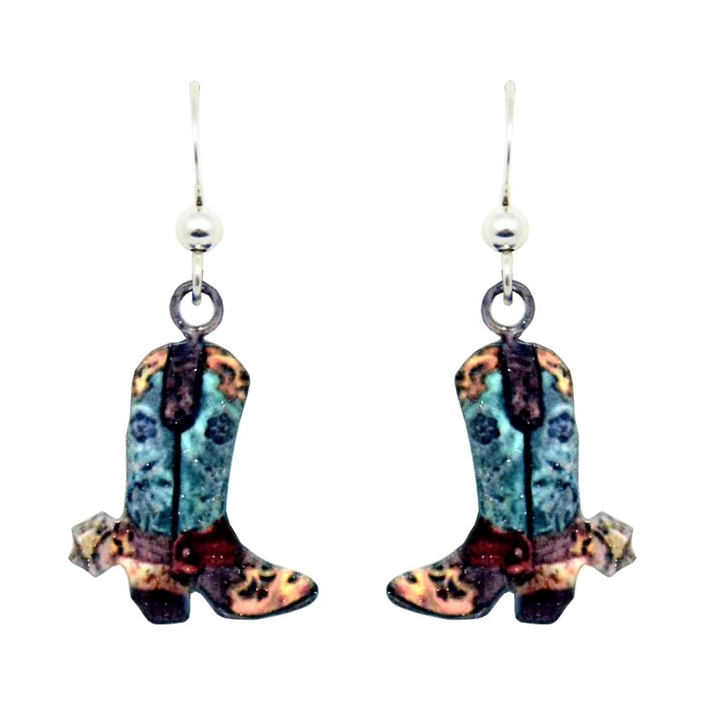 Head Over Boots earrings, #2053