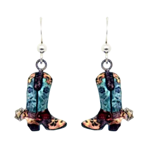 Head Over Boots earrings, #2053