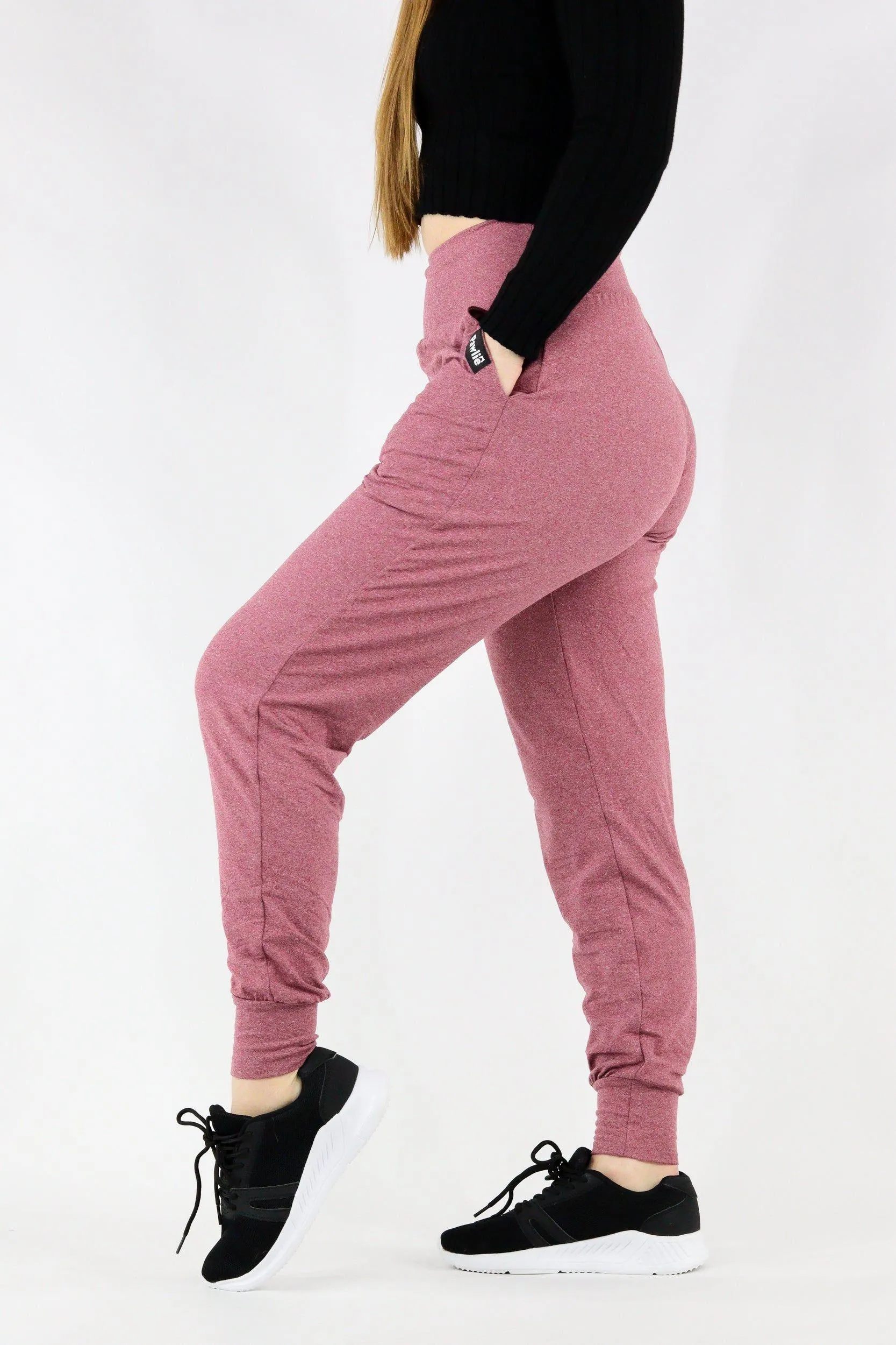 Heather Red - Hybrid 'Soft' Pocket Joggers 1.0