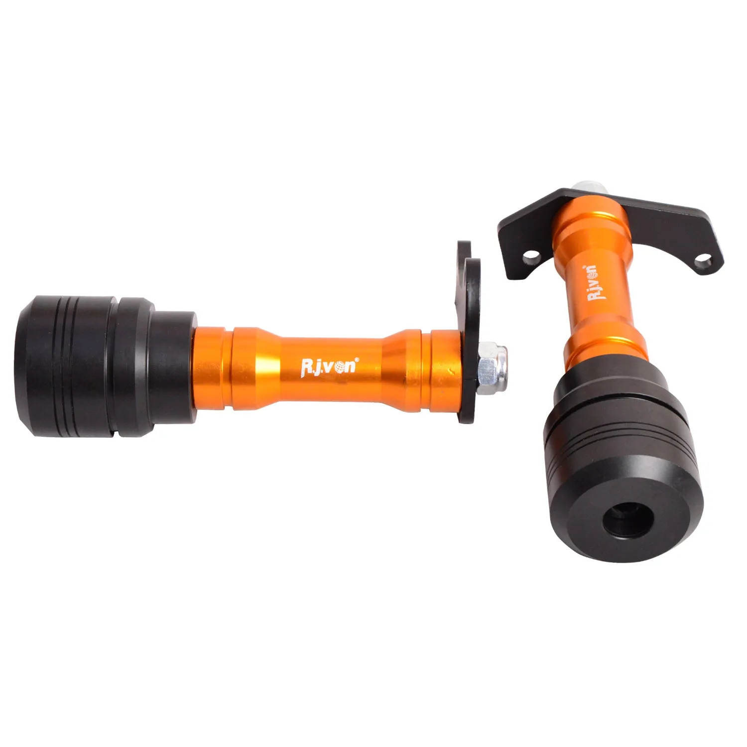 Heavy Duty CNC Frame Slider Crash Guard with Fitting Brackets Orange For Yamaha R15 V4/R15 M
