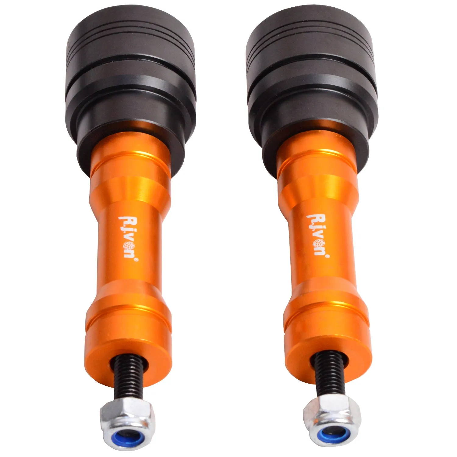 Heavy Duty CNC Frame Slider Crash Guard with Fitting Brackets Orange For Yamaha R15 V4/R15 M