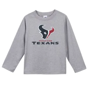 Houston Texans Boys Long Sleeve Tee Shirt