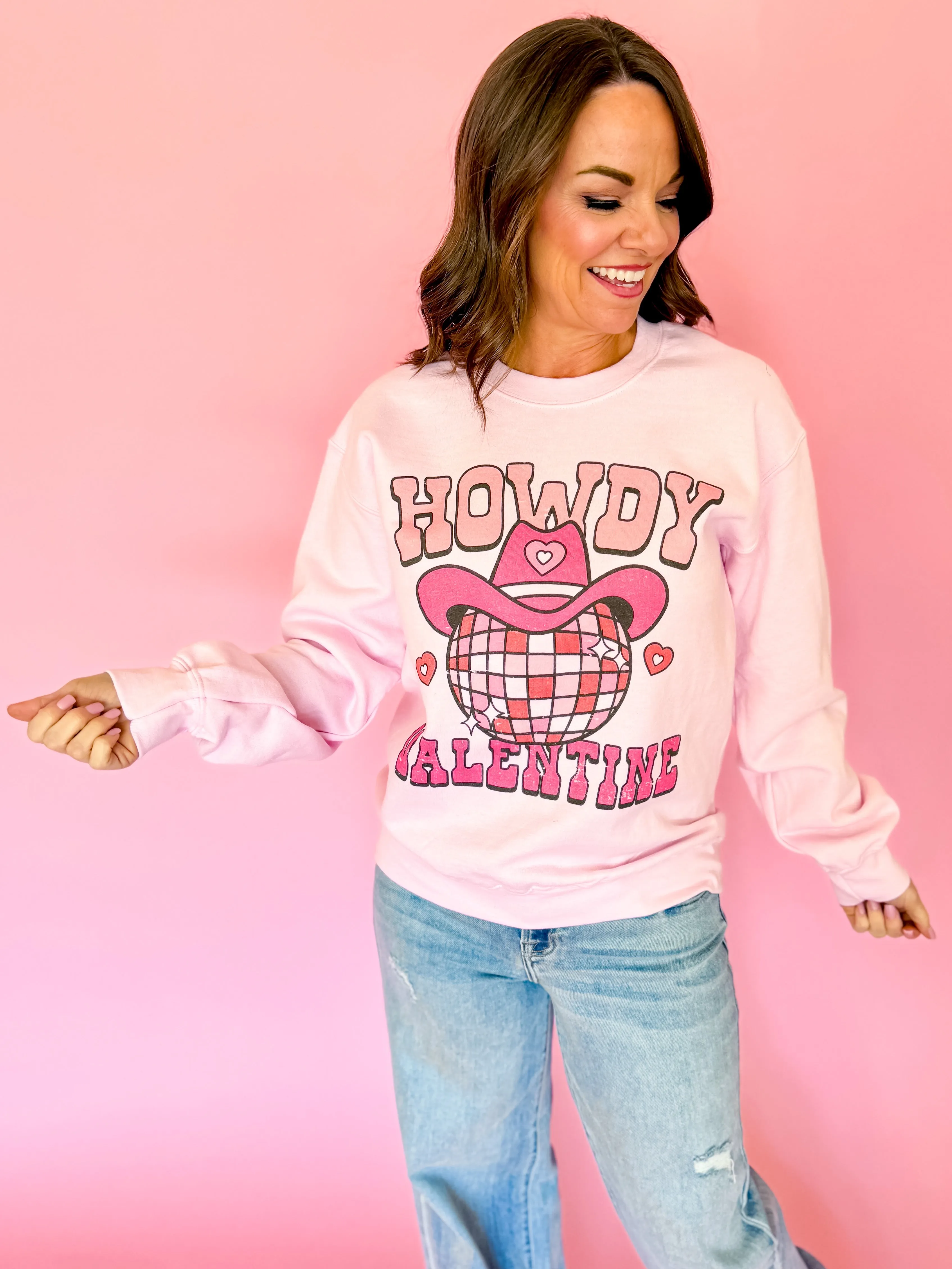 Howdy Valentine Graphic Sweatshirt