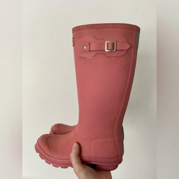 Hunter Boots Girls 6 Light Pink