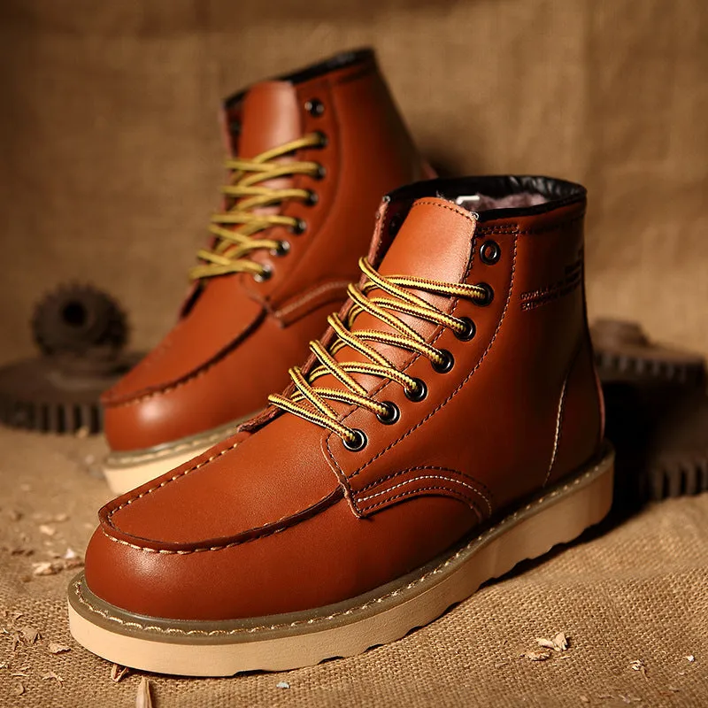 INSTOCK-2024 Summer High Top Stitched Men's Casual Martin Boots