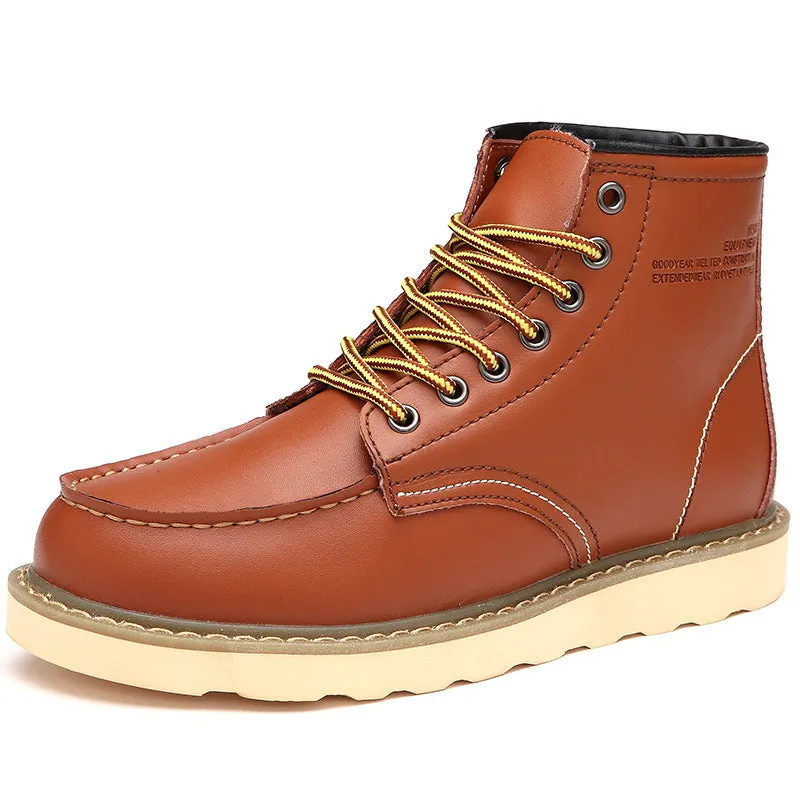 INSTOCK-2024 Summer High Top Stitched Men's Casual Martin Boots