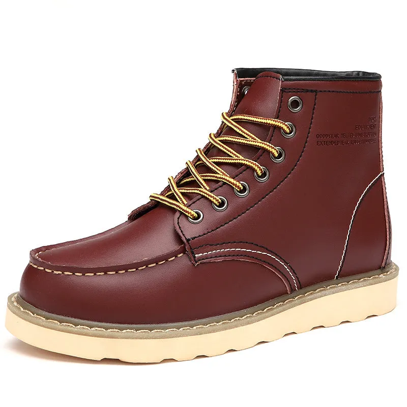 INSTOCK-2024 Summer High Top Stitched Men's Casual Martin Boots