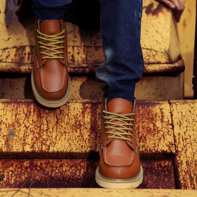 INSTOCK-2024 Summer High Top Stitched Men's Casual Martin Boots