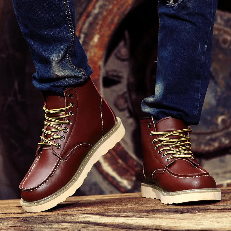 INSTOCK-2024 Summer High Top Stitched Men's Casual Martin Boots