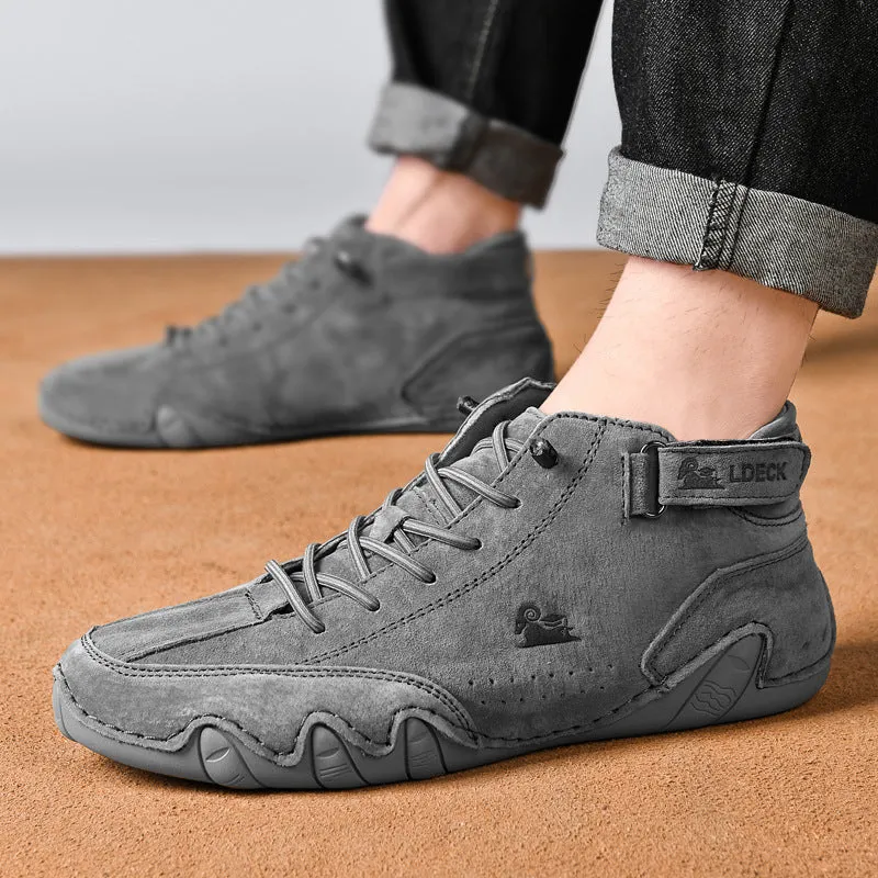 INSTOCK - High-top men's sports casual cotton top layer  Martin