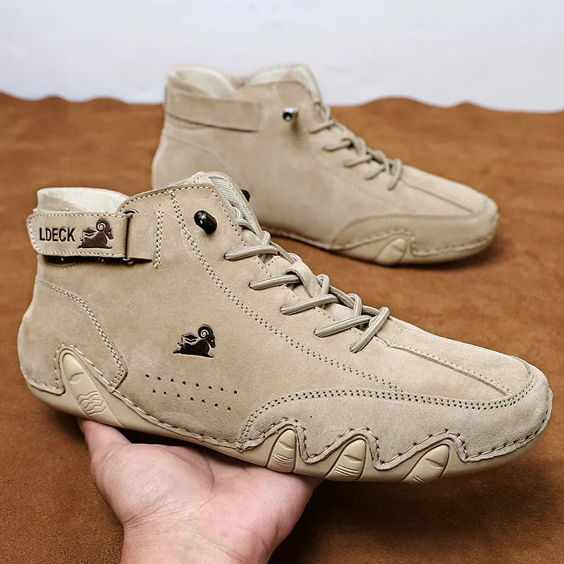 INSTOCK - High-top men's sports casual cotton top layer  Martin