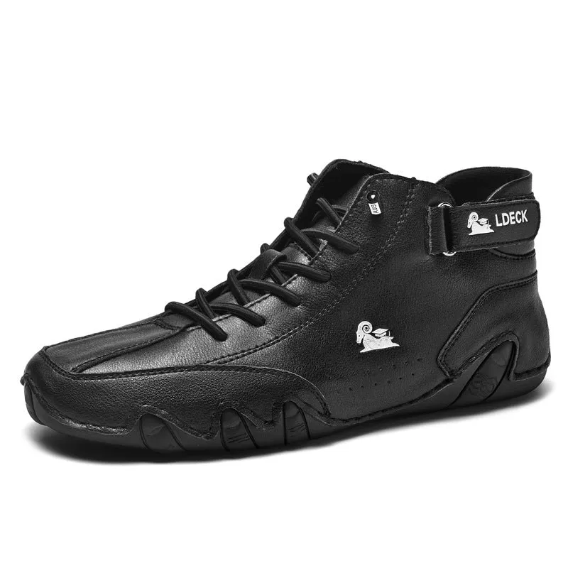 INSTOCK - High-top men's sports casual cotton top layer  Martin