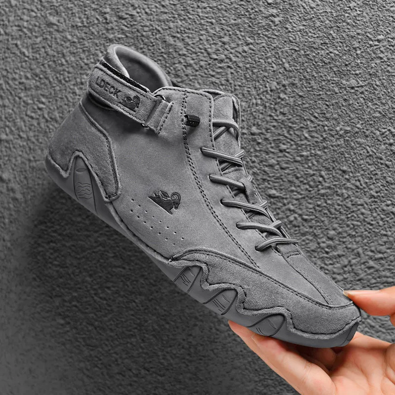 INSTOCK - High-top men's sports casual cotton top layer  Martin