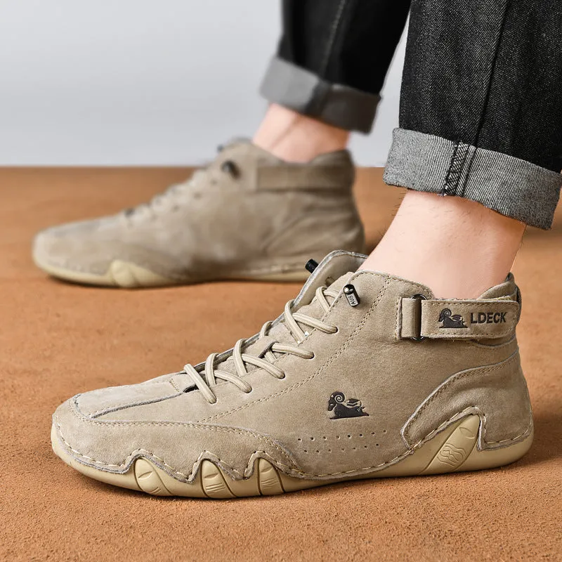 INSTOCK - High-top men's sports casual cotton top layer  Martin