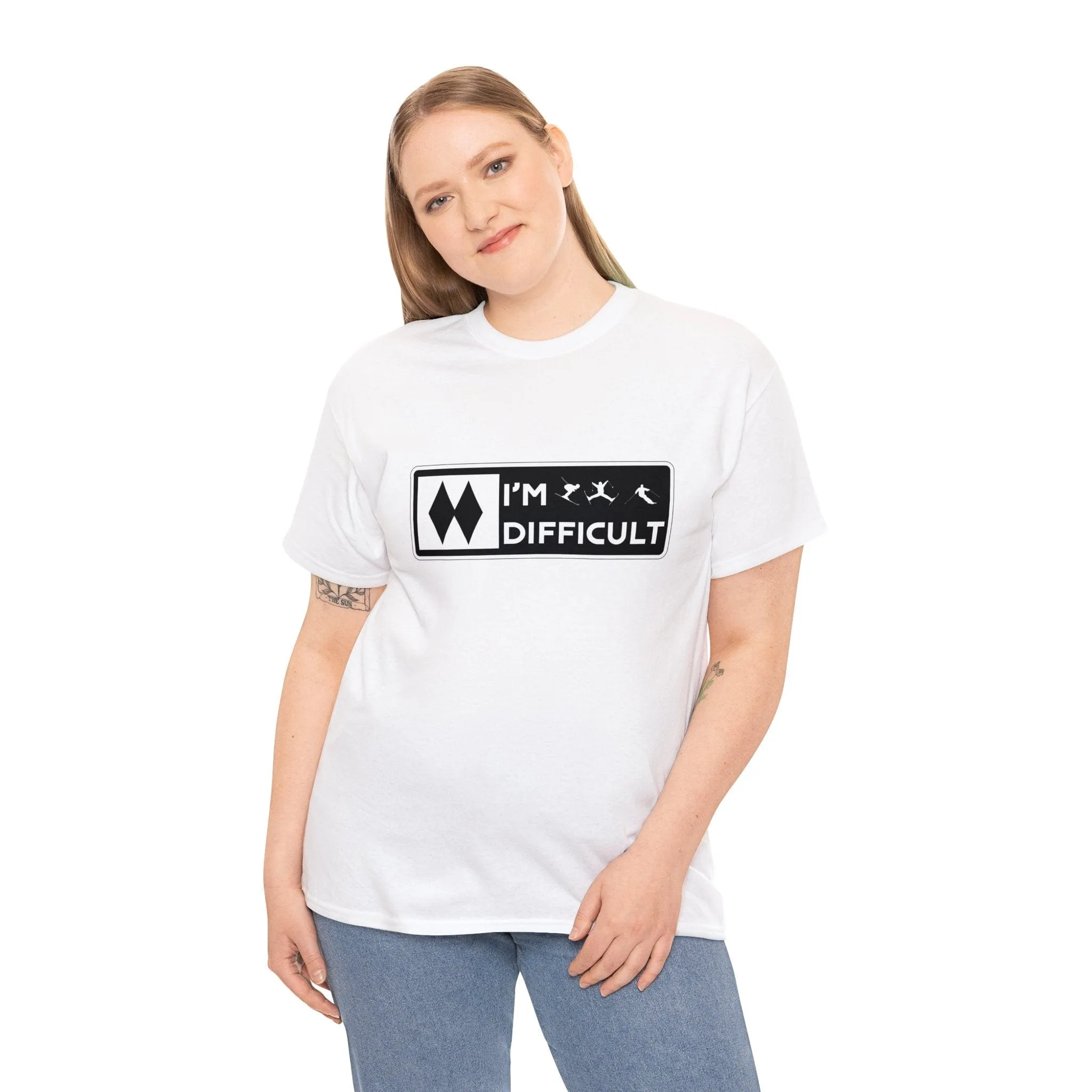 I"m Difficult Novelty Ski Tee