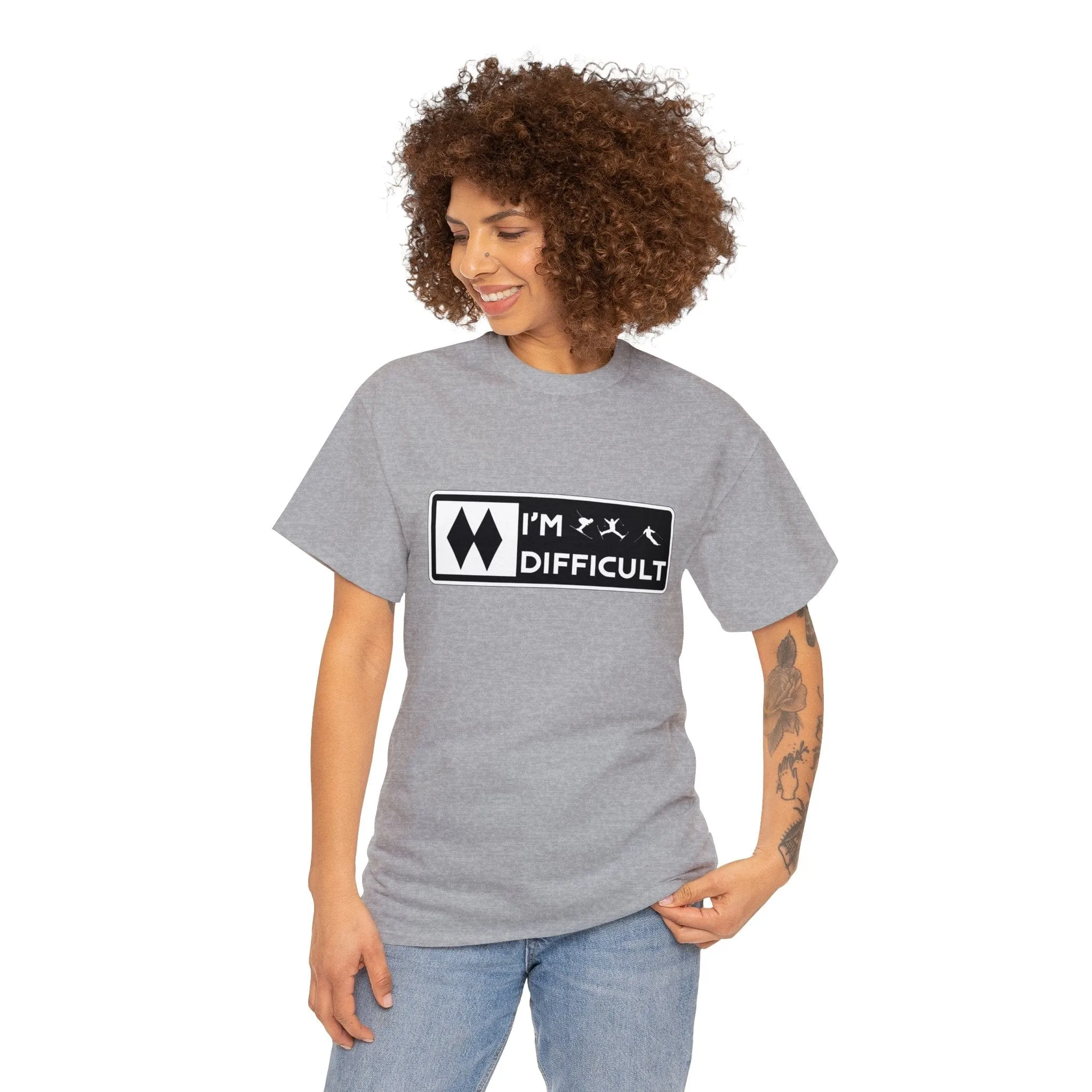 I"m Difficult Novelty Ski Tee
