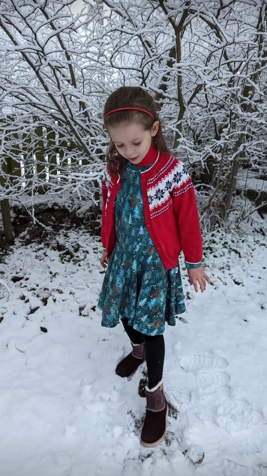 Kids Christmas Long Sleeve Does It All Dress